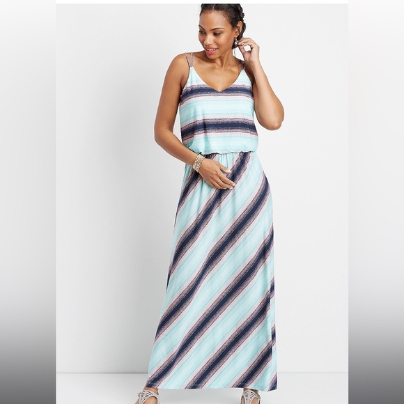 Maurices Colorful Spring/Summer Maxi Dress Size XS (fits like an XS and S) - Picture 1 of 4